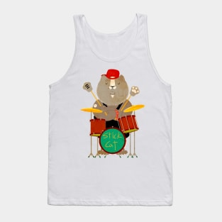 Stick cat Tank Top